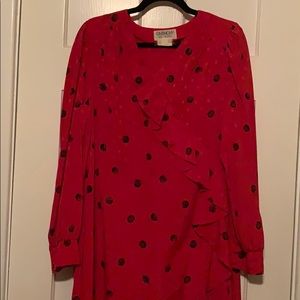 Vintage Givency red dress excellent condition.